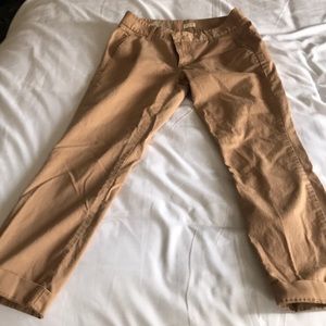 J Crew crop/ ankle length khaki pants size 4